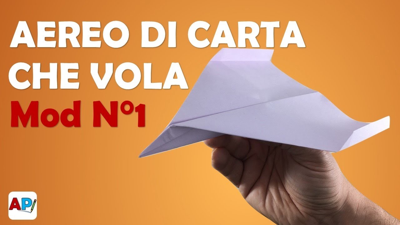 Come fare un aereo di carta che vola - Paper Plane mod.1