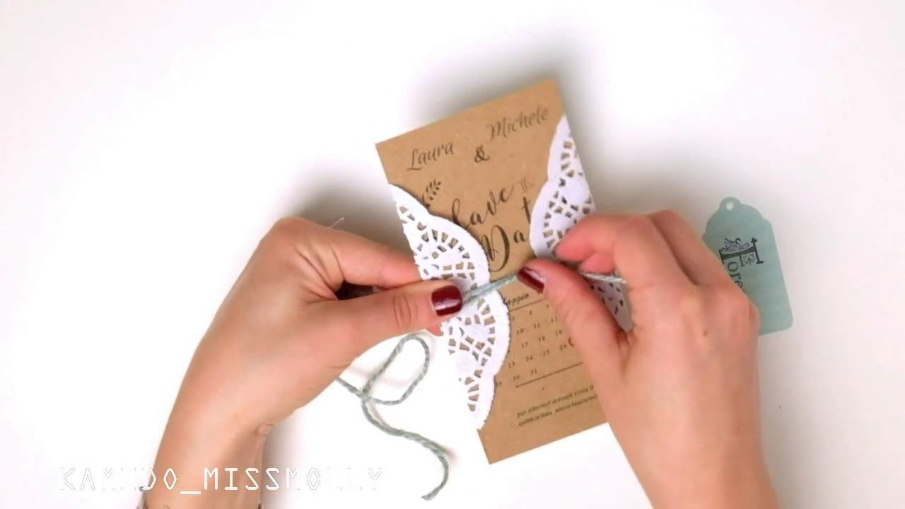 DIY "save the date" card