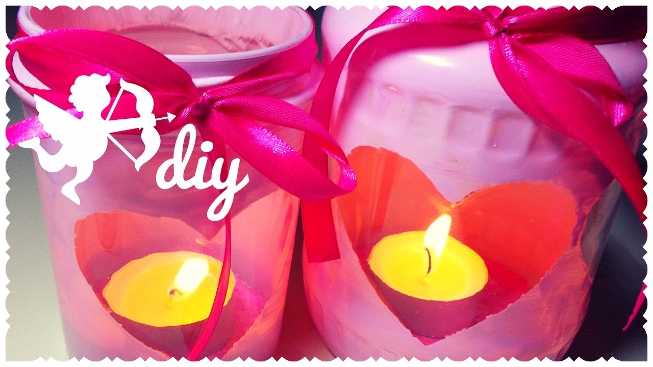 Lanterne Romantiche con i Barattoli di Vetro ♥ DIY Love Jars | Idea per San Valentino