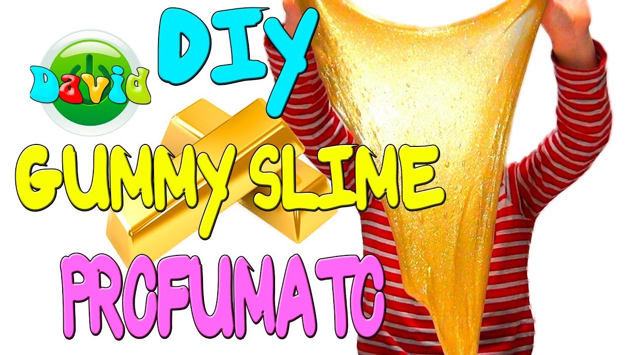 COME FARE SKIFIDOL Gummy Slime GOLD SUPERSTAR MEGA GLITTER? DIY Slime