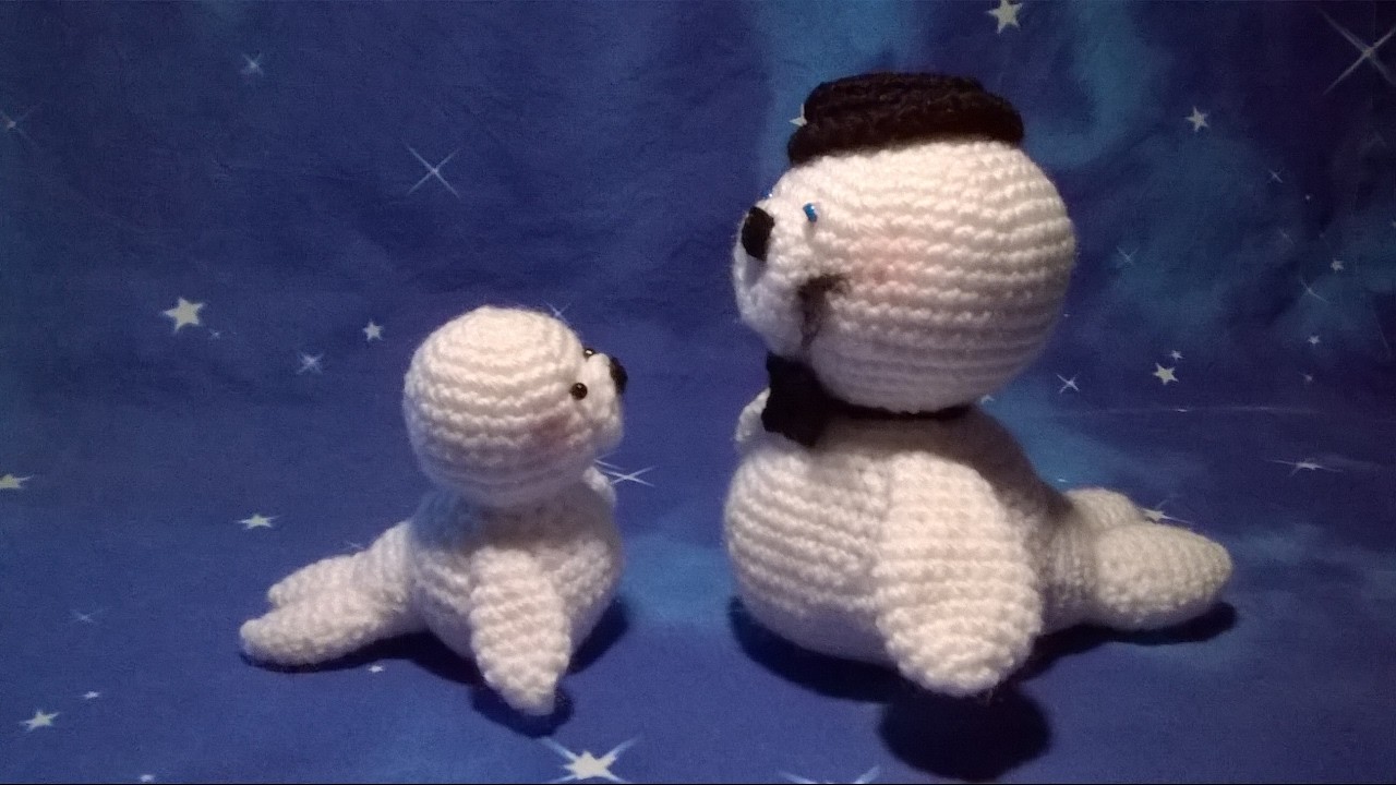 Cucciolo Foca - Uncinetto Amigurumi Tutorial - Baby Seal Crochet