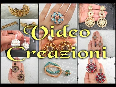 Nuovo Video Creazioni "Itinerante"  Mix2 - orecchini bracciali anello - Handmade perline DIY