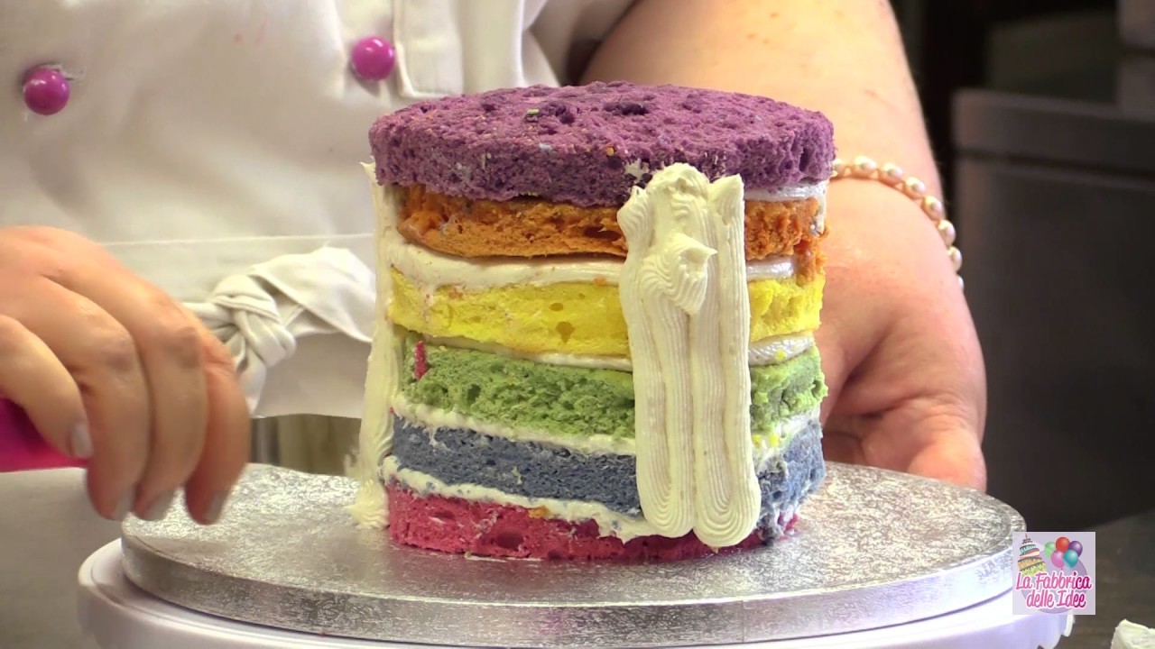 Come realizzare una Rainbow Cake - ricetta passo passo con TiaCake