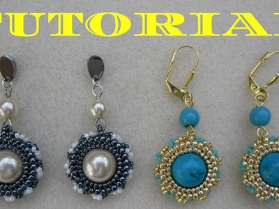 DIY - TUTORIAL Orecchini Marion | Herringbone earrings