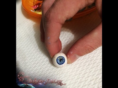 How to make an Eye tutorial polymer clay paint