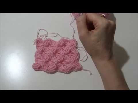 Punto Stella 3D a Uncinetto - 3D Star Stitch of Crocheting