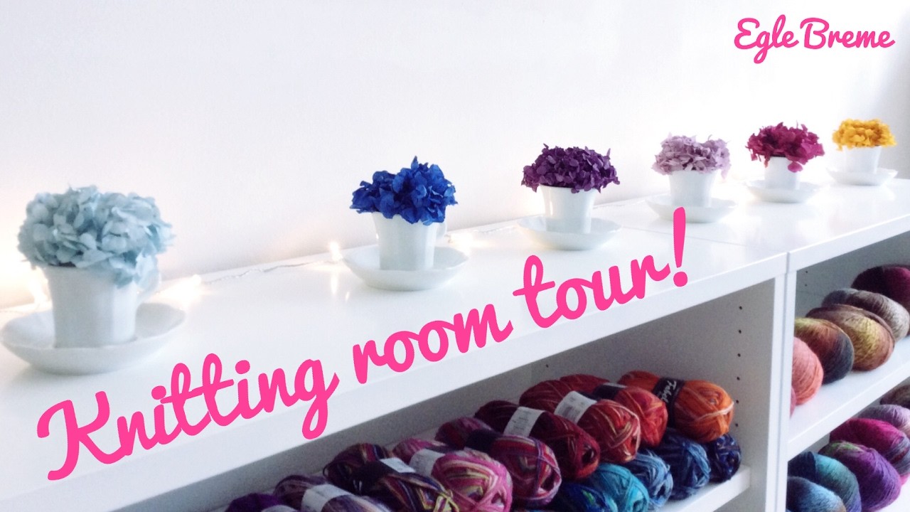 Knitting room tour - Benvenuti nella mia Knitting room!