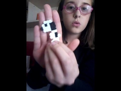 Snoopy femmina in pyssla tutorial.AleKawaii