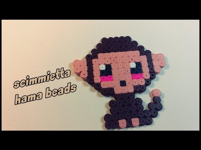 Monkey scimmietta hama beads ||kamipucca||