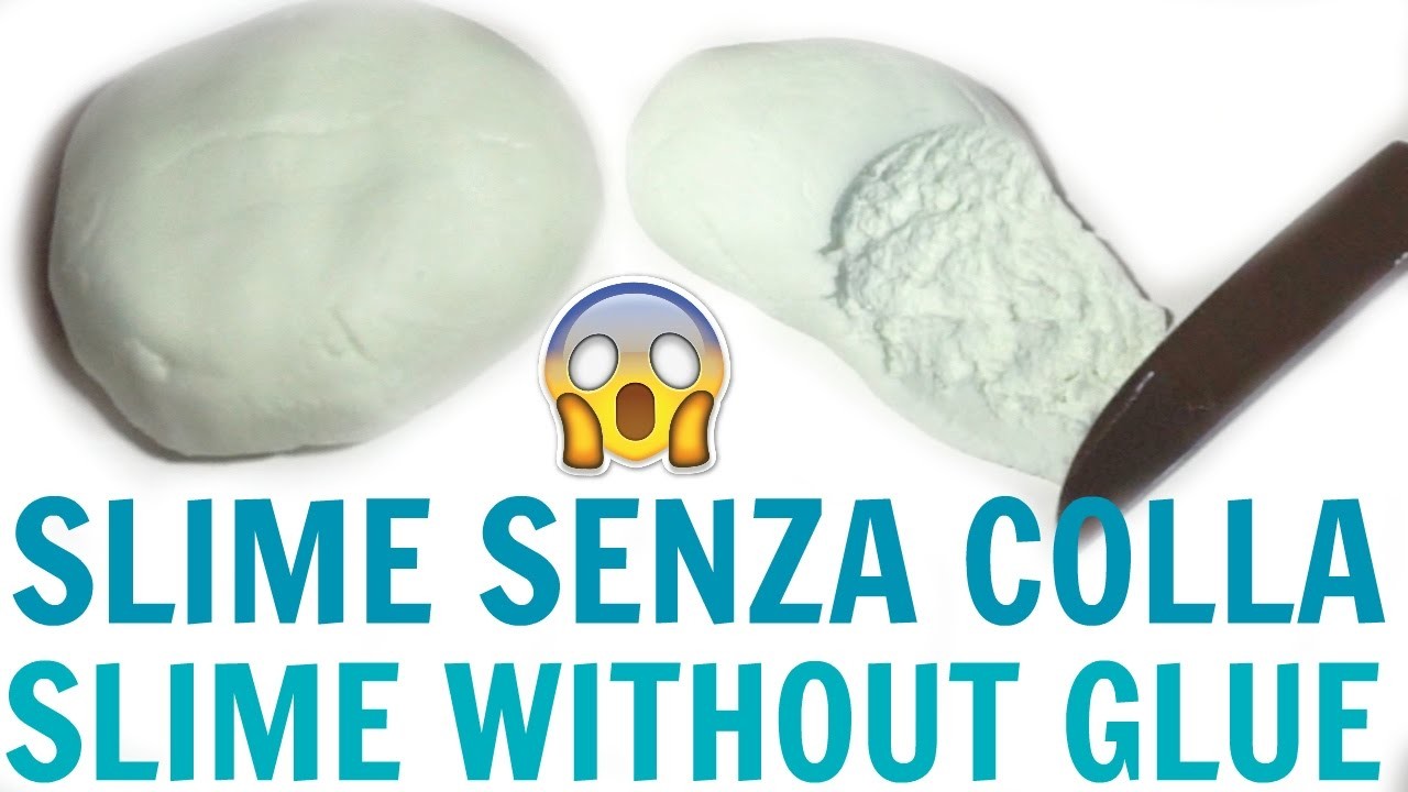 HOW TO MAKE SLIME WITHOUT GLUE, COME FARE LO SLIME SENZA COLLA MAKE SLIME WITH SHAMPOO BUTTER SLIME