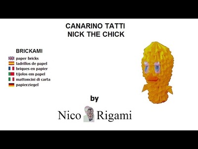 Tutorial Tatti chick by Nico Rigami no glue "brickami"