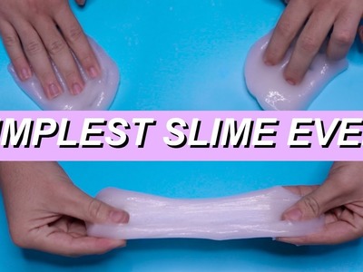 DIY SLIME - SIMPLEST SLIME EVER!! 2 INGREDIENTS || @MiguelGuarini