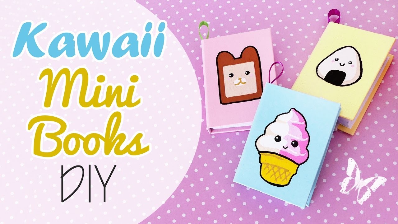 Kawaii Mini Books DIY - Mini Libri Kawaii