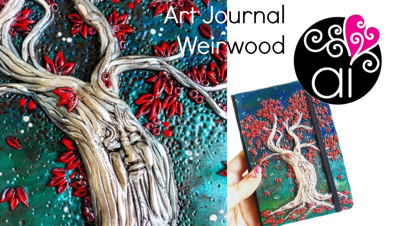 Art Journal Tutorial | Albero del Cuore in Pasta polimerica | Trono di Spade Fan Art