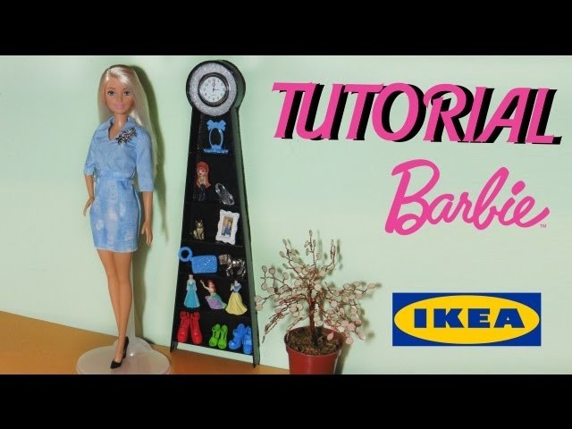 TUTORIAL: Libreria - Orologio IKEA in miniatura per Barbie o altre bambole