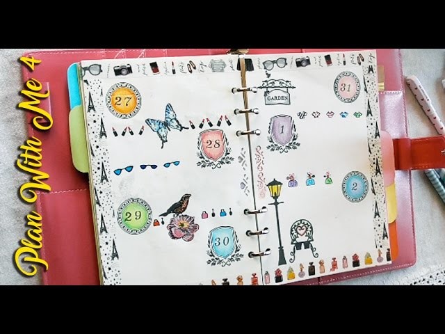 PLAN WITH ME #4 tutorial clear stamps e disegnare divider di pagina