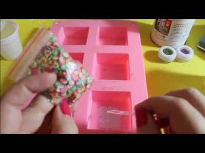 Video tutorial sulle creazioni in resina parte 2!! Glitter e adesivi