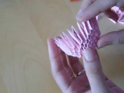 Origami 3D.Cigno origami  3D