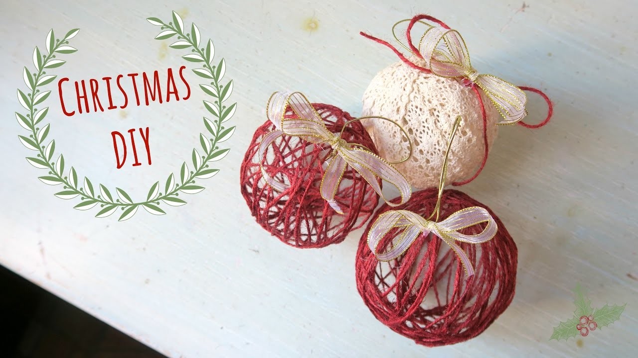 ❅ CHRISTMAS DIY - palline di natale ❅ | Giorgia Turco