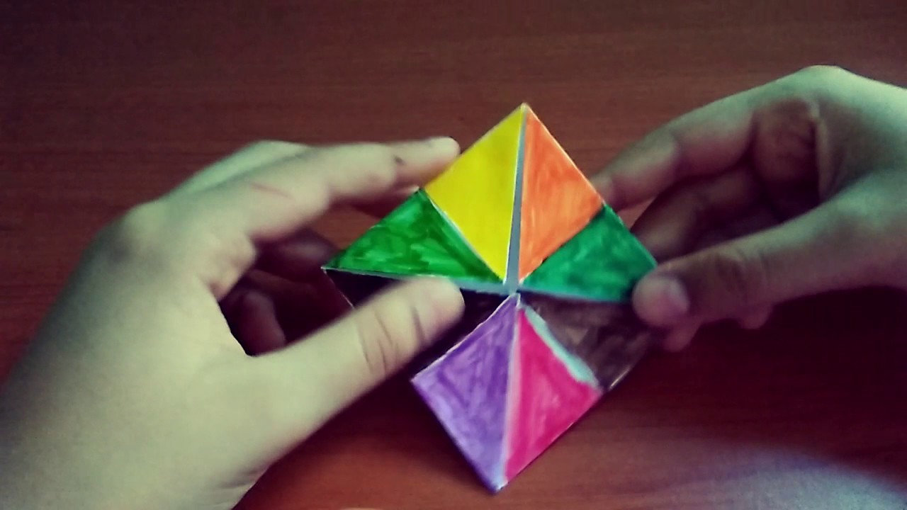 DIVERTIAMOCI INSIEME| Origami 3d il gioco del paradiso e inferno! Sei fortunata.o?! ;-)