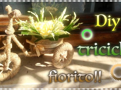 Diy triciclo fioriera | Diy tricycle planter | Tutorial | Room decor | Do it yourself |