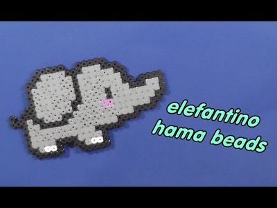 Elefantino hama beads-pyssla ||kamipucca||