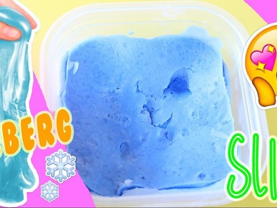 ICEBERG SLIME! DIY Crunchy e Fluffy!