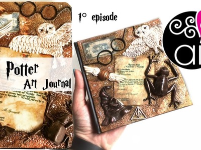 Fan Art : Harry Potter Inspired Art Journal | Polymer Clay Tutorial | 1°  episodio