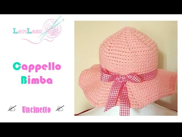 Cappello Bimba - Uncinetto - Baby Hat - crochet -