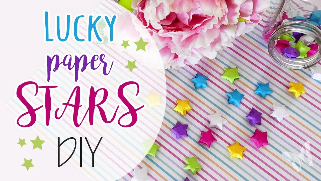 Come fare delle stelle di carta in 3d! - Lucky paper Stars DIY