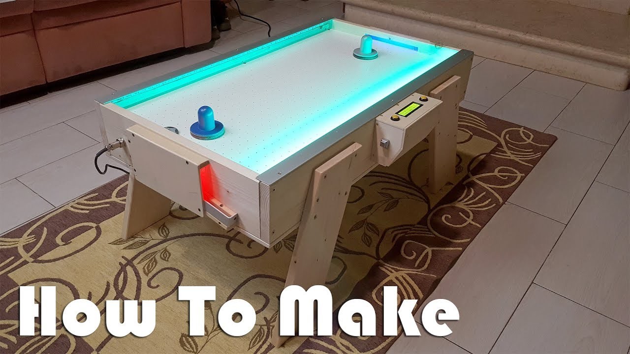 How to make Air Hockey. Soccer table - elettronico a led con ARDUINO