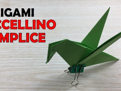 Origami: Uccello semplice