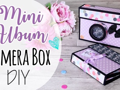 Album e scatola Macchina fotografica - Mini Album in Camera Box DIY