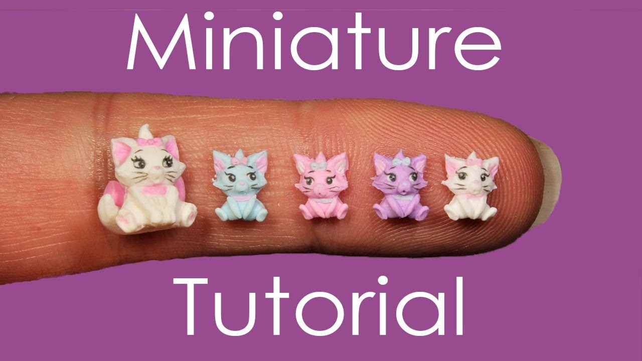 Kittens Miniatures Tutorial - Gattini in miniatura Tutorial