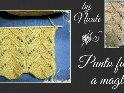 Maglia: punto fucsia a maglia -  knitting stitches