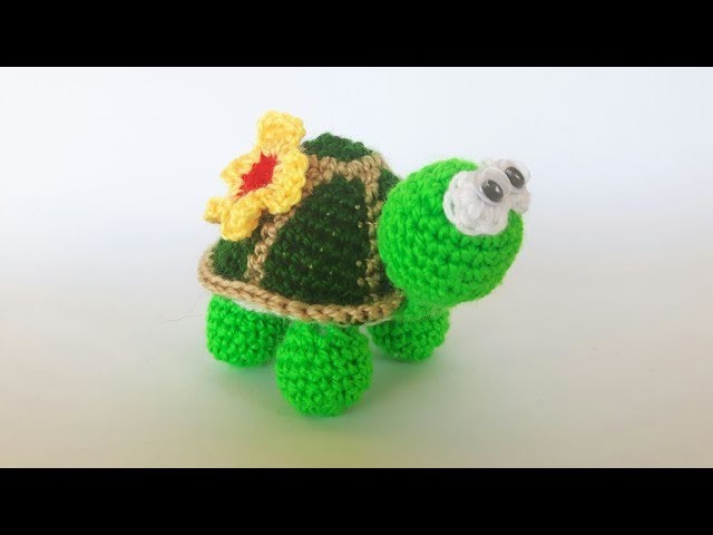 Tartaruga Uncinetto Amigurumi Tutorial ???????? Turtle Crochet -Tortuga Crochet Amigurumi (Eng Sub)
