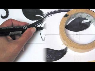 Come realizzare una mascherina da stencil.Teacher Letizia Barbieri