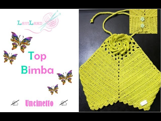 Top Bimba - Uncinetto - Baby Top - Crochet -