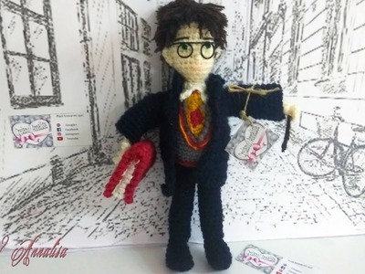 Harry Potter amigurumi crochet uncinetto SUB-ESP. SUB -FRA doll bambola