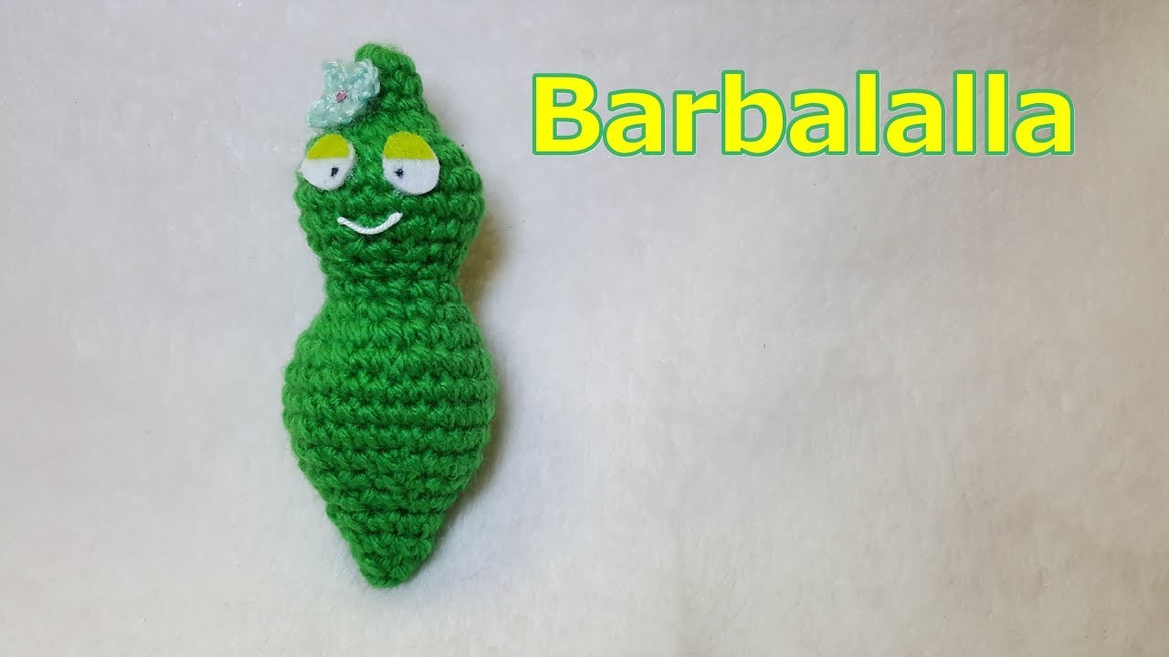 Barbalalla amigurumi all'uncinetto - Progetto famiglia BARBAPAPA' amigurumi - crochet tutorial