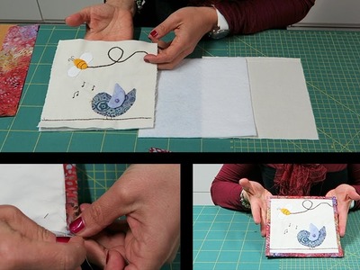 Patchwork – Composizione tre strati – Bordo – Punto nascosto