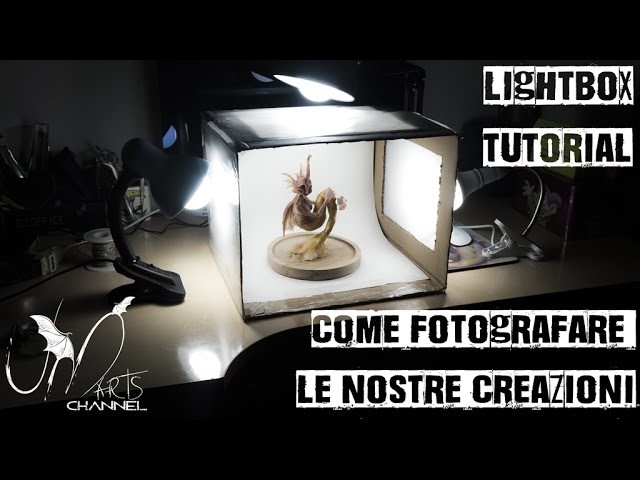 Come fotografare le nostre Creazioni - tutorial - Costruire una LIGHT BOX fatta in casa con 2 euro!