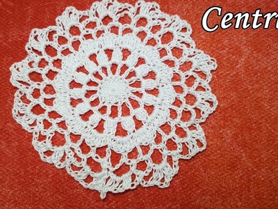 Centrino Facilissimo all'uncinetto - crochet tutorial - Easy tutorial