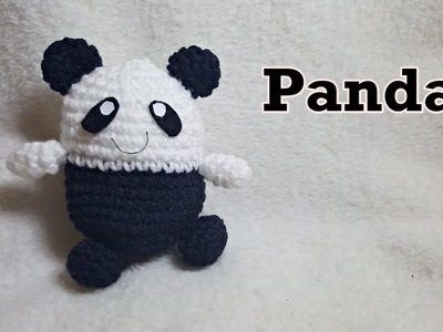 Tutorial Piccolo PANDA amigurumi all'uncinetto - crochet amigurumi Panda - eng sub - english pattern