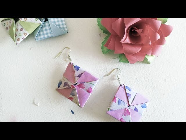 Orecchini origami - Origami Earrings