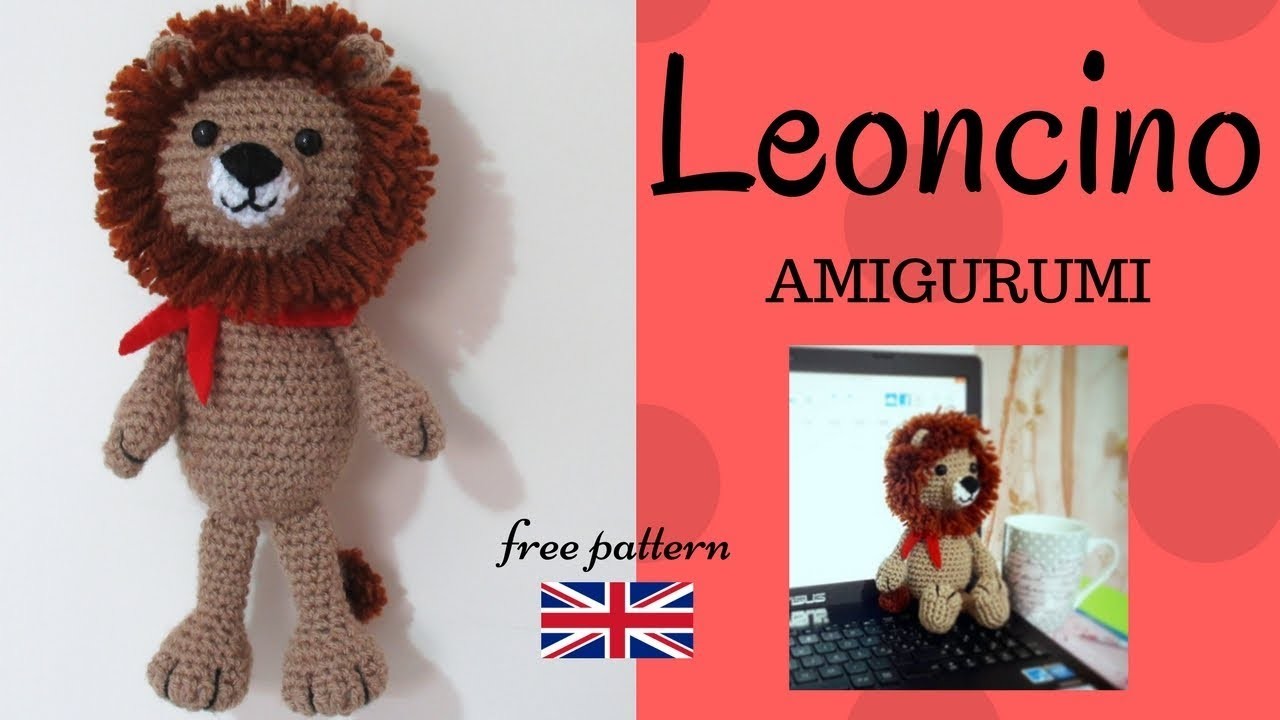 Leone AMIGURUMI - Crochet a Lion (with english pattern)