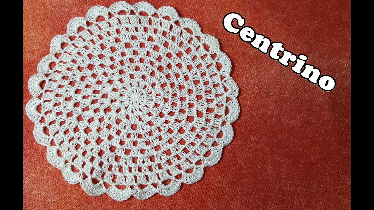 Tutorial CENTRINO facile all'uncinetto - Easy crochet tutorial