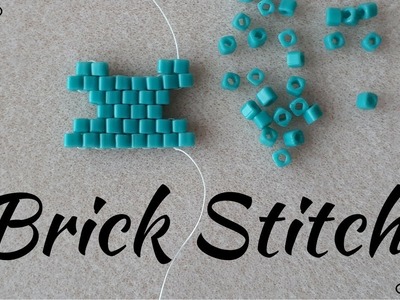 TUTORIAL Brick Stitch | come aumentare e decrementare - tecnica base