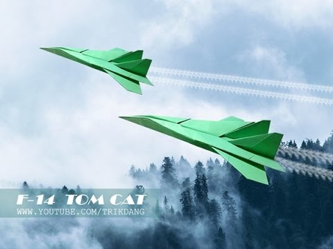 Come fare un aeroplano di carta che vola | F-14