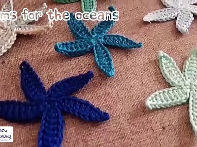 MOMS FOR THE OCEANS easy diy stelle marine in crochet